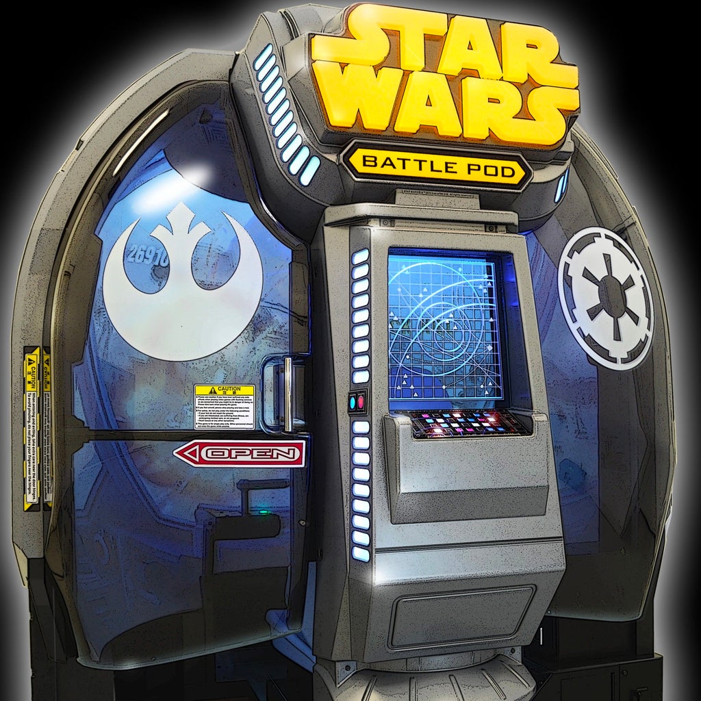 Star Wars Battle Pod cabinet 1