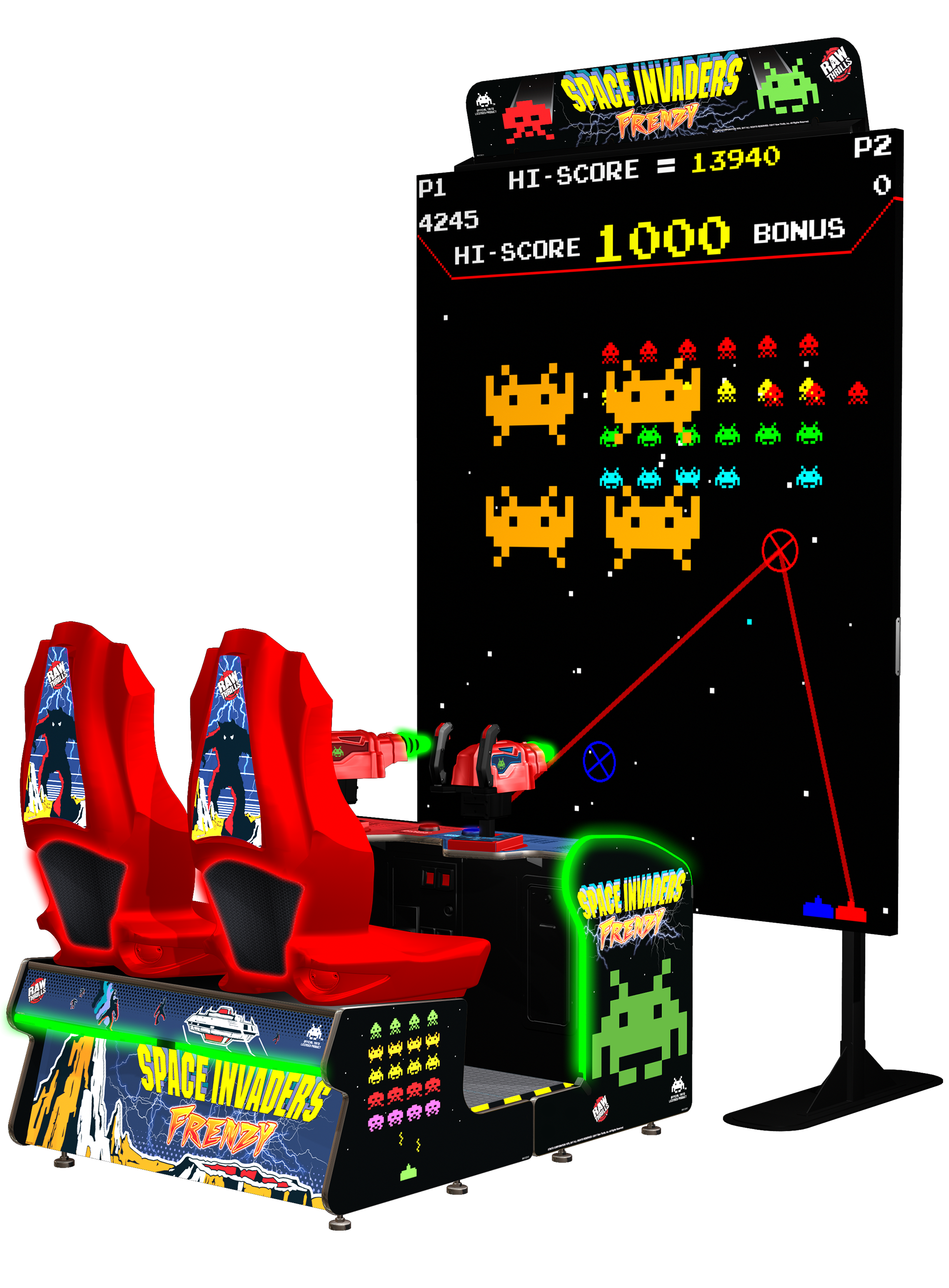 Space Invaders Frenzy cabinet 1