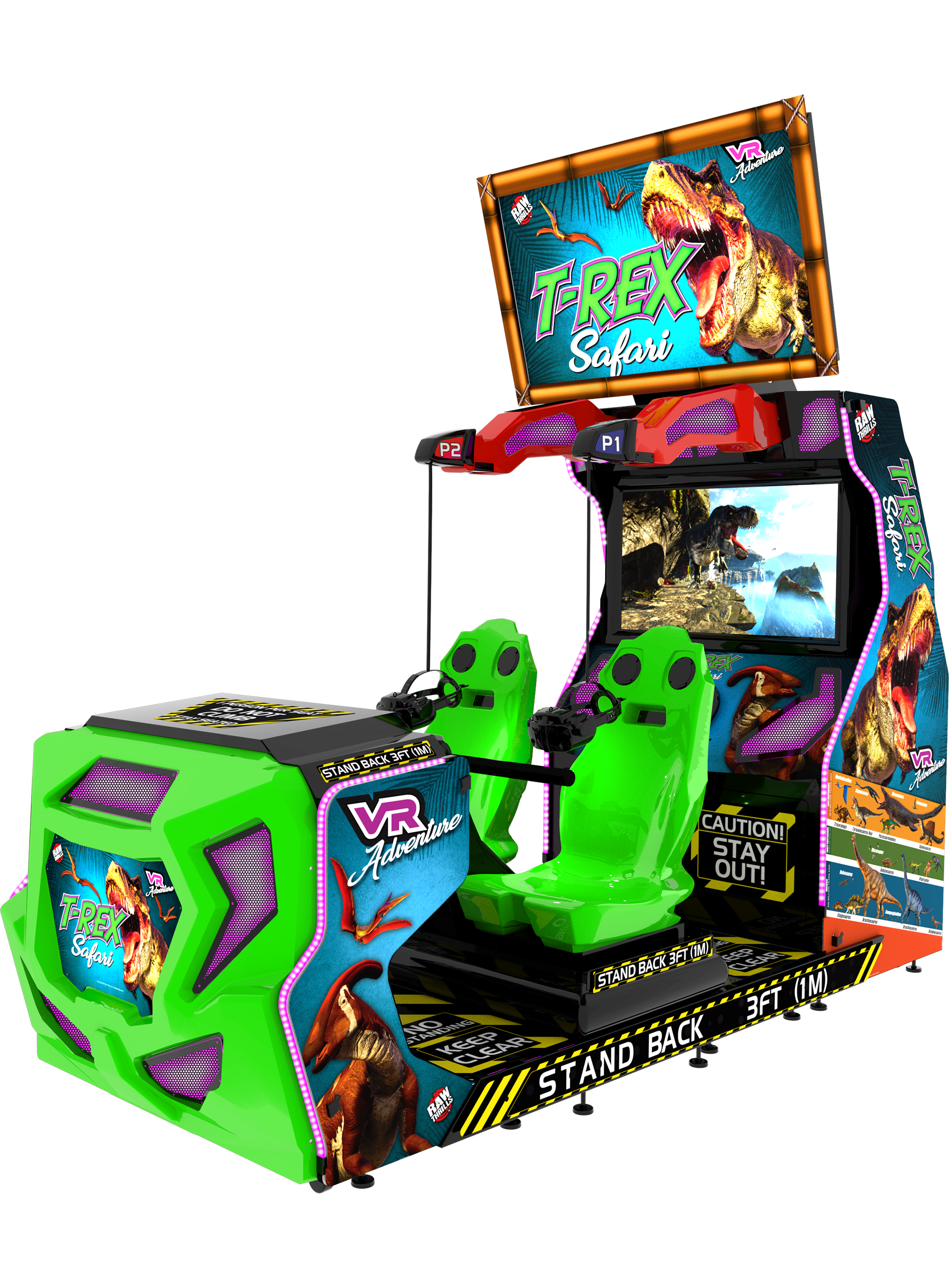 T-Rex Safari VR Adventure cabinet 1
