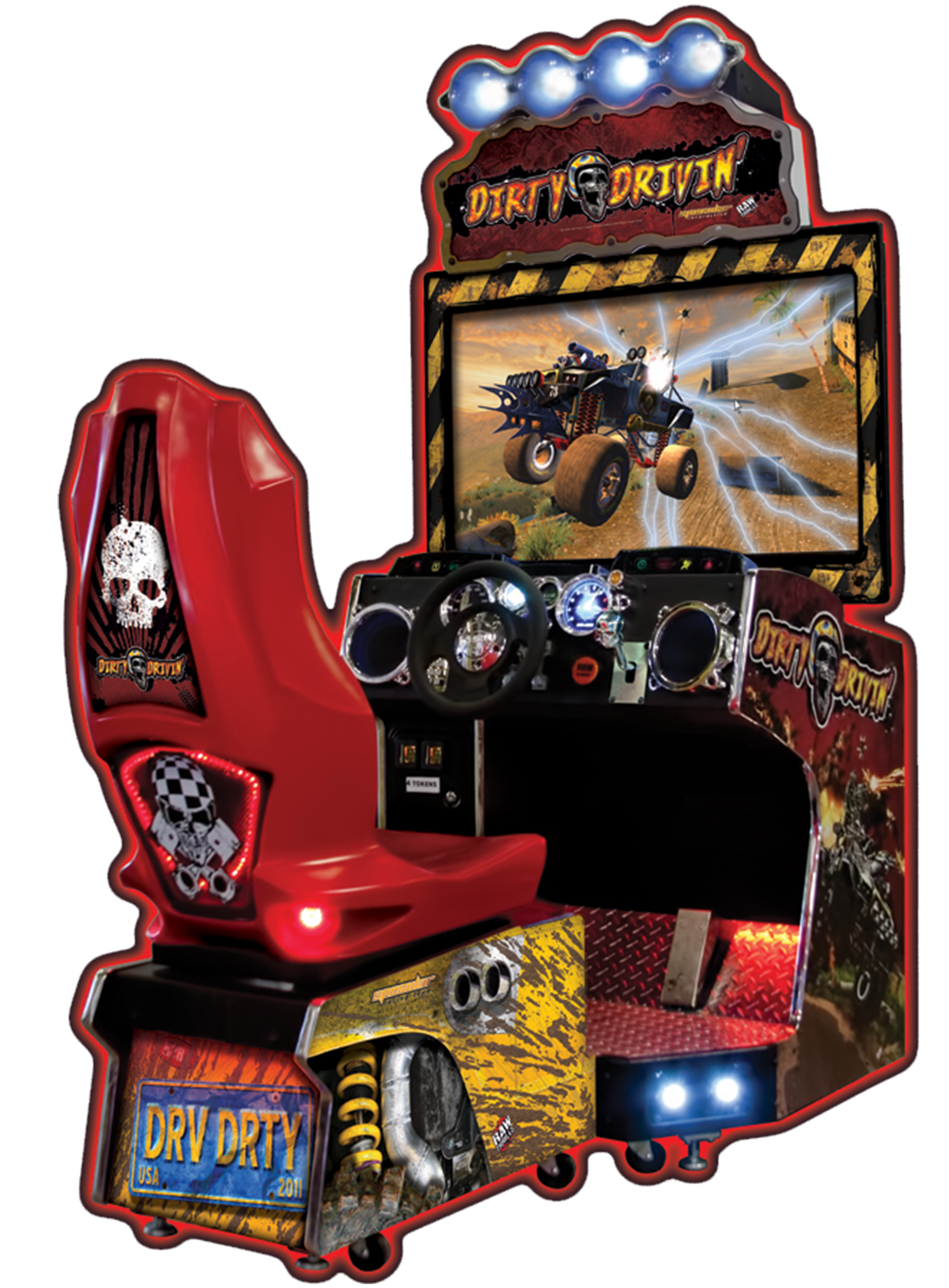 Dirty Drivin’ cabinet 1