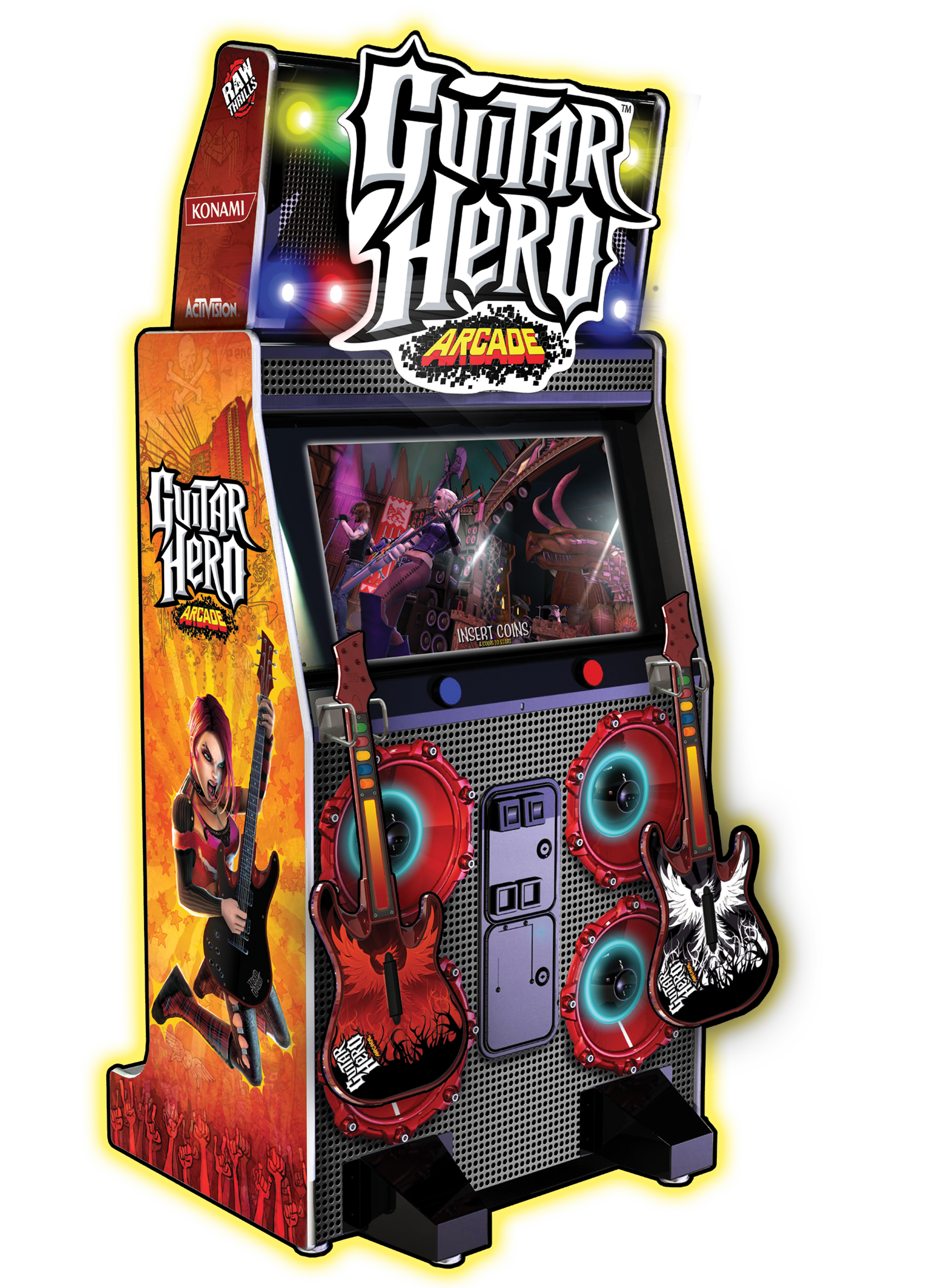 Guitar Hero Arcade cabinet 1